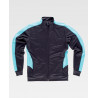 Chaqueta sport combinada de cuello alto para mujer WORKTEAM S7551