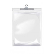 Bolsa de plástico con adhesivo y percha - Soria (500 uds)