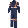 Buzo con cintas reflectante - fluorescentes WORKTEAM Combi B5236