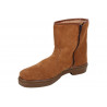 Botte en Suède Modèle Carona Couleur Marron Avec Fermeture Éclair et Semelle en Caoutchouc - Tailles de 39 à 46 COFAN