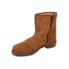 Suede boot with zipper Model Carona