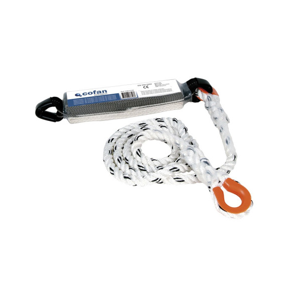 Absorbeur d'énergie avec une corde de 1,5 m