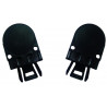 Einstellbare, leicht zu installierende Visier für Bauhelme mit perfekter Befestigung des Gitters am Helm COFAN 11000306.