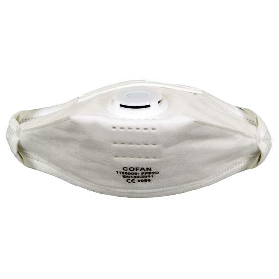 Maschera con valvola FFP2D. UNE-EN 149 (20 UNDS)
