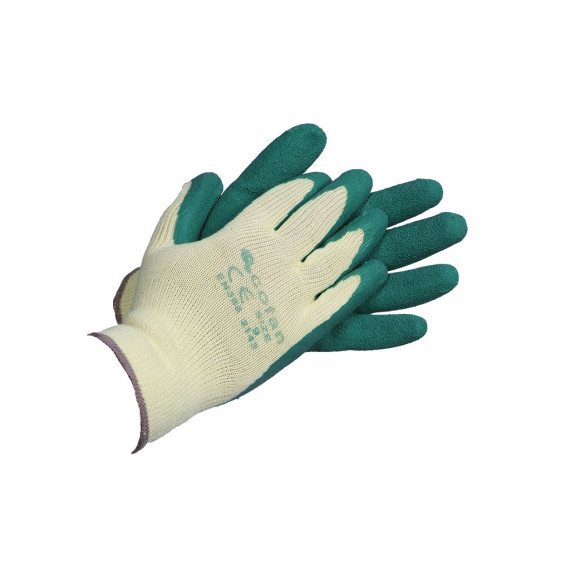 Robuste Latexhandschuhe mit Stricken (12 unds)