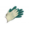 Rough Latex Gloves with Knit Support