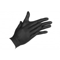 Luvas de nitrilo preto 100 UDs