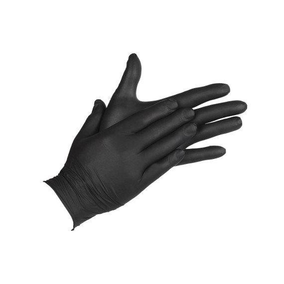 Guantes Nitrilo Negro 100 uds