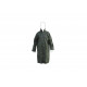 Green rain coat Polyester / PVC