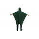 PVC-Grünwasser-Poncho / Polyester-Einzelgröße