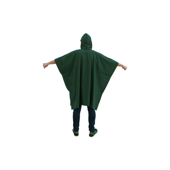 PVC-Grünwasser-Poncho / Polyester-Einzelgröße