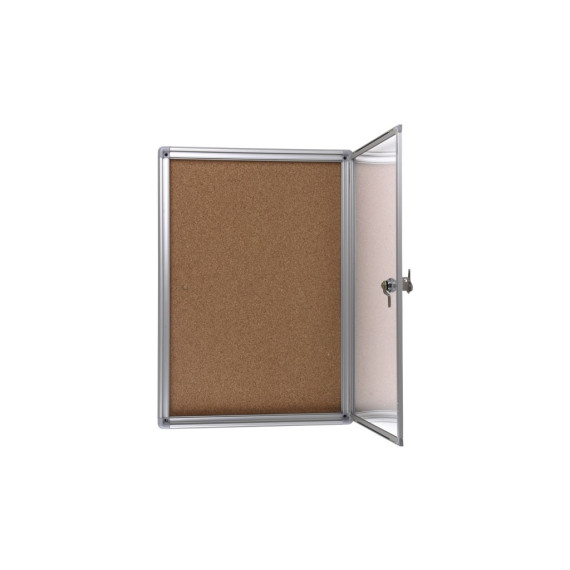 Cork cabinet with closure