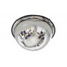 Hemispherical mirror with impact resistance COFAN