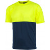 Short sleeve t-shirt combined with high visibility WORKTEAM C6020