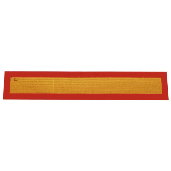Placa V-6 vehículos largos 1130x200mm