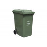 Container mit 2 Rädern 360L in der Farbe grün COFAN 21201531