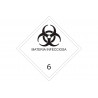 Safety sign INFECTIOUS MATERIALS (hazardous materials) COFAN