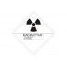 Sinal adesivo de segurança de material radioativo COFAN