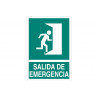 Señal de evacuación Salida de Emergencia dirección derecha COFAN