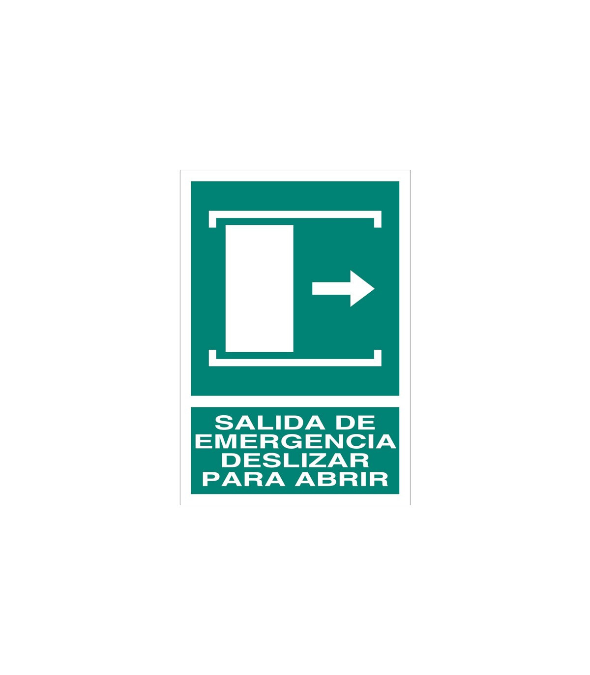 Se al De Salida De Emergencia Deslizar Para Abrir Flecha Derecha COFAN se-al-de-salida-de-emergencia-deslizar-para-abrir-flecha-derecha-cofan