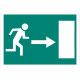 Segnale SOLO Solo Pictorama - Emergency Exit "Destra" freccia