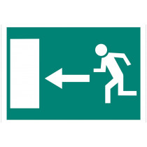 Signal Solo Solo Pictomae - sortie de secours "gauche" arrow