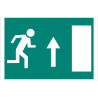 Signal pictogramme Sortie de secours vers le haut COFAN
