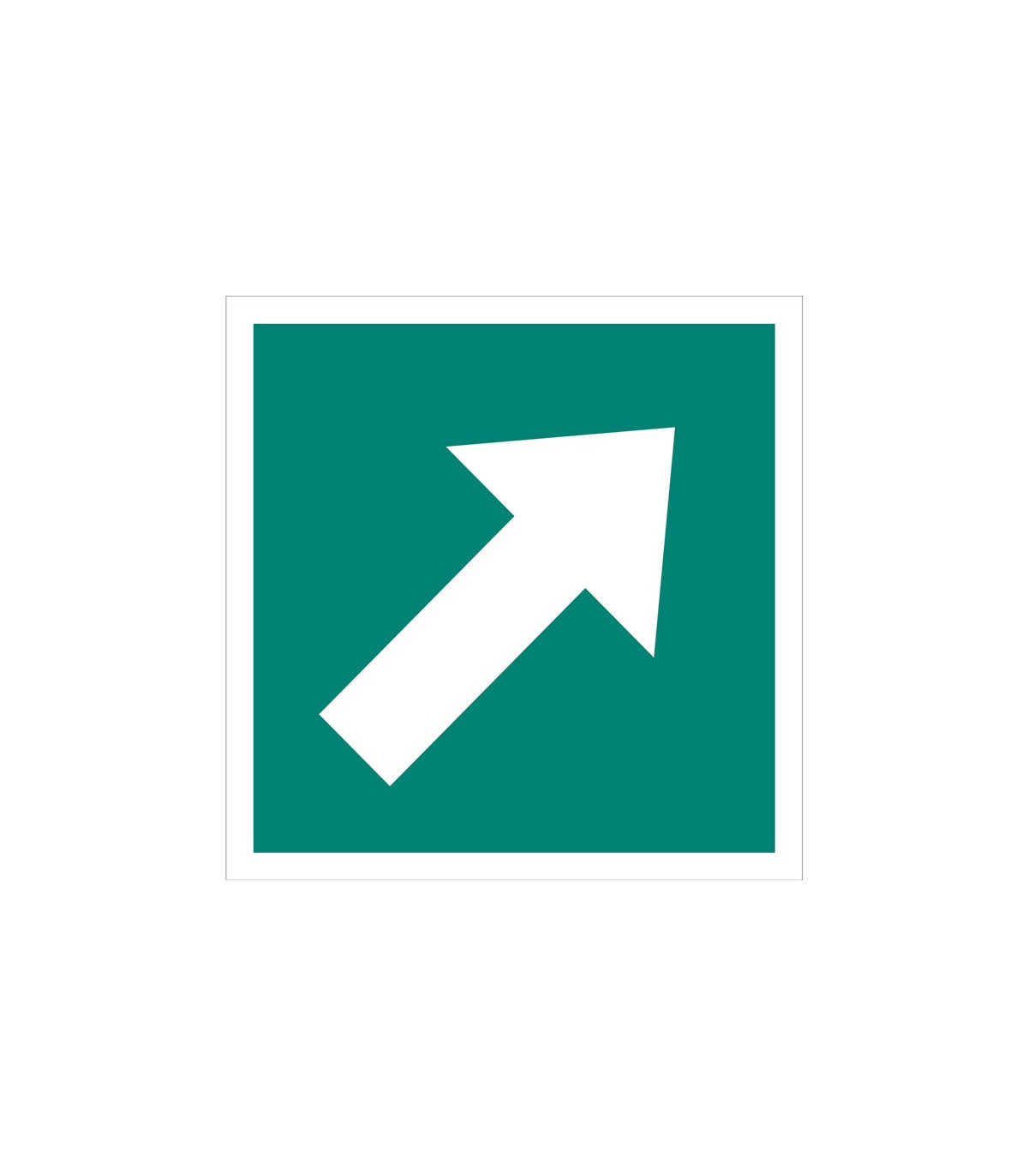 Luminescent output signal with diagonal arrow in various cofan measurements