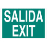 Signal d'évacuation Sortie Exit en texte uniquement COFAN