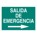 Signal Evacuation Solo Text - Right emergency exit