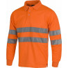High visibility long sleeve polo in lightweight fabric WORKTEAM C3833