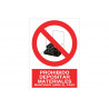 Sign prohibiting depositing materials COFAN