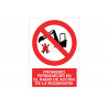 Prohibido Permanecer en el radio de acción de la maquinaria COFAN