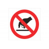 No touching sign (pictogram only) COFAN