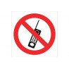 Señal de Prohibido el uso de teléfonos (solo pictograma) COFAN