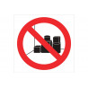No packages left sign (pictogram only) COFAN