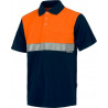 Polo técnico de algodón de alta visibilidad WORKTEAM C3841