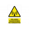Warning sign Non-ionizing radiation COFAN