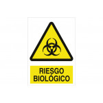 Signalwarnung Pictorama und Text - biologisches Risiko