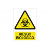 Warning sign for biological risk (3 sizes)