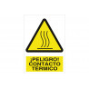 Warning sign Danger! COFAN thermal contact
