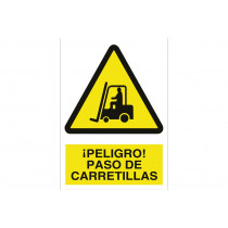 Signal Warning PICTORAMA AND TEXT - DANGER! truck