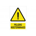Signal Warning PICTORAMA AND TEXT-Undertangered danger