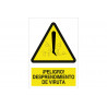 Warning sign Danger! chip release COFAN