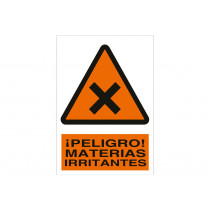 Signal Warning PICTORAMA AND TEXT - DANGER! irritating materials