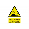 Warning sign Danger Particle Projection COFAN
