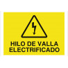 Señal de advertencia Hilo de valla electrificado COFAN