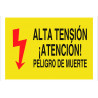 Warning sign High voltage danger of death 3 COFAN