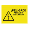 Panneau d'avertissement Danger armoire électrique COFAN