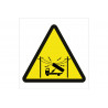 Panneau d'avertissement Danger Câbles électriques (pictogramme uniquement) COFAN
